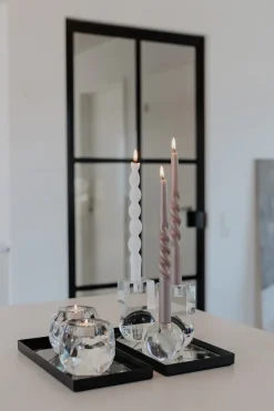 Specktrum The Pearl Candle Collection - Packed with 4 Pieces per box - White Pearl Fully Curled