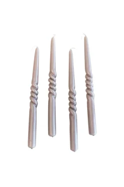 Specktrum The Pearl Candle Collection - Packed with 4 Pieces per box - French Pearl Middle Curled