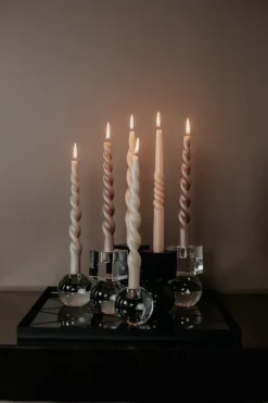 Specktrum The Pearl Candle Collection - Packed with 4 Pieces per box - Nude Pearl Fully Curled